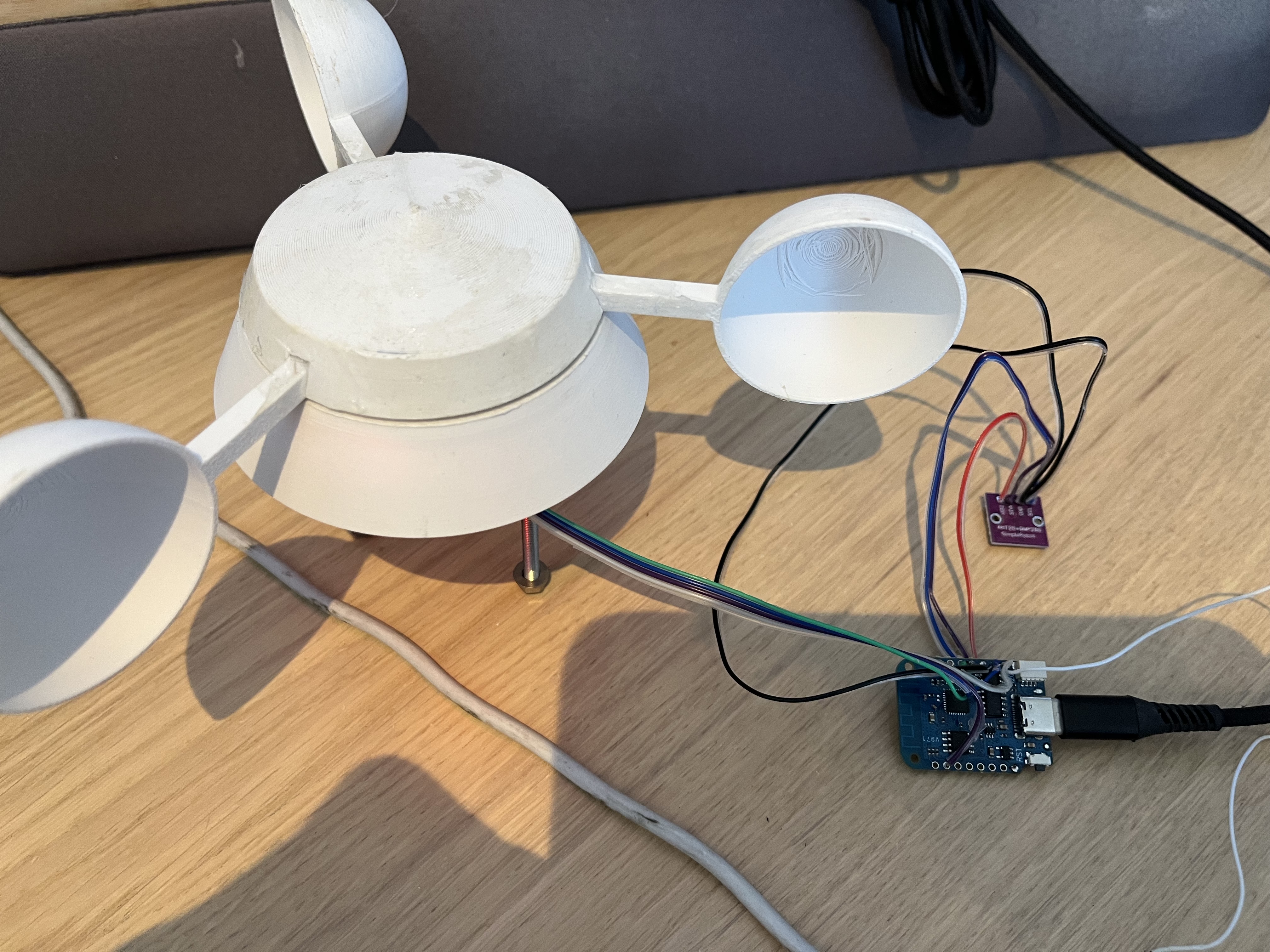 Anémomètre - Thermomètre - Hygromètre - baromètre